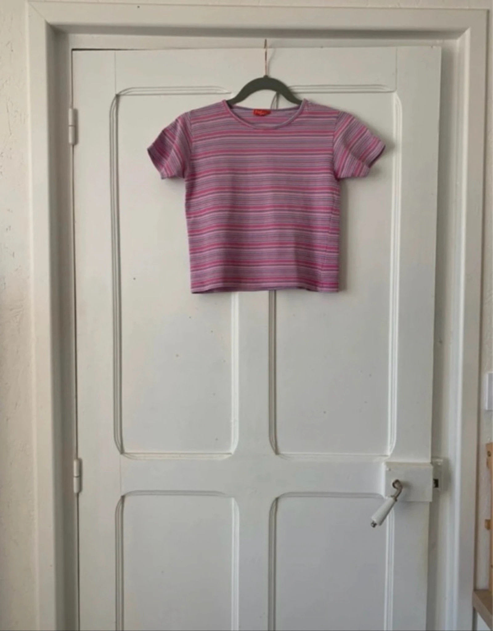 T-shirt à rayures rose/violet fille - 6 ans Tisaia